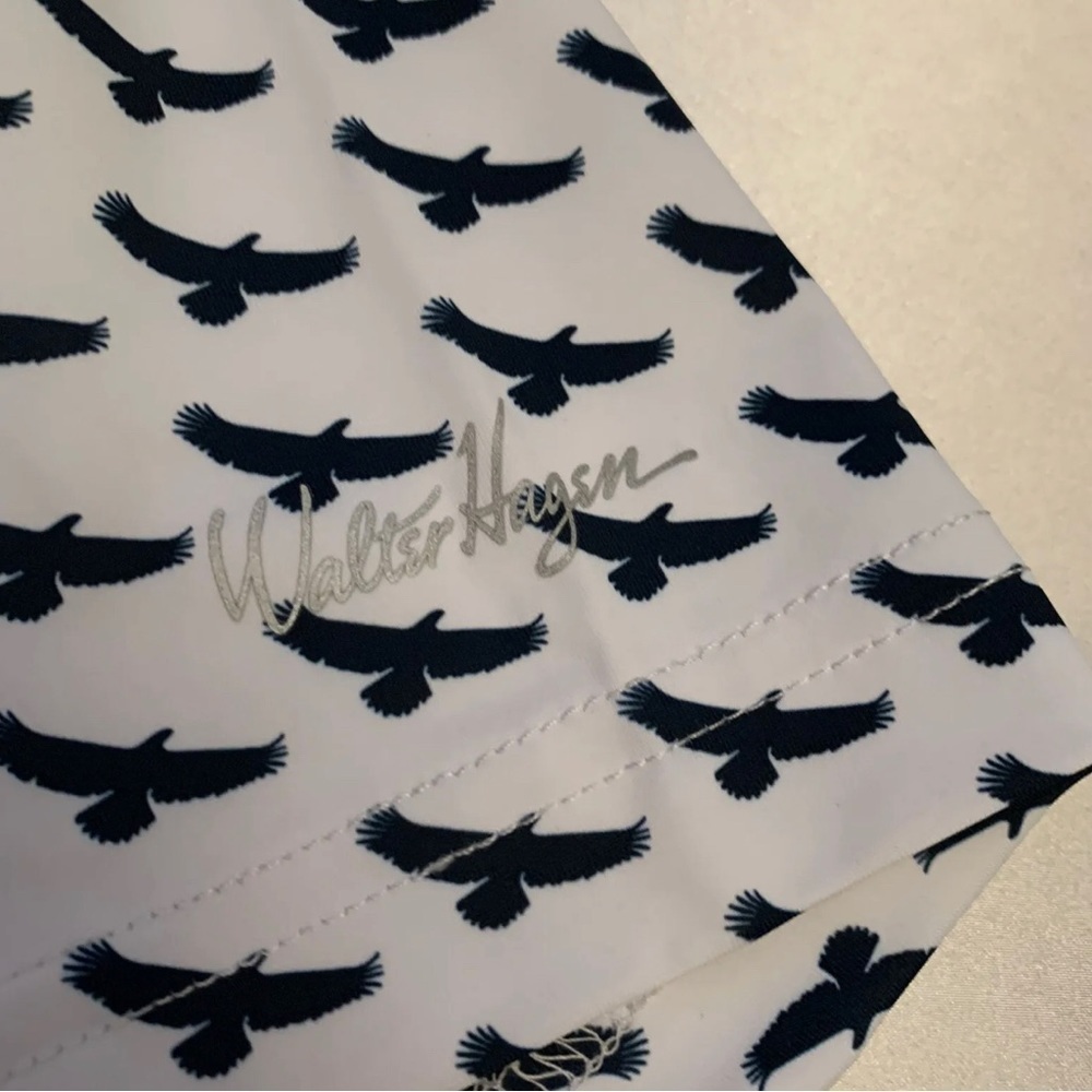NWT Walter Hagen USA Eagle Flag Print Golf Polo Mens Size Stretch New - Picture 8 of 14